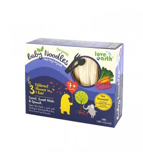 LE Organic Baby Noodles - Carrot, Sweet Potatoes and Spinach