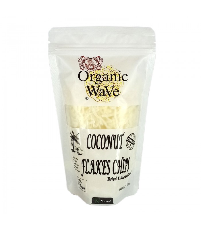 Coconut Flake Chips Dried And Unsweetened (100g)