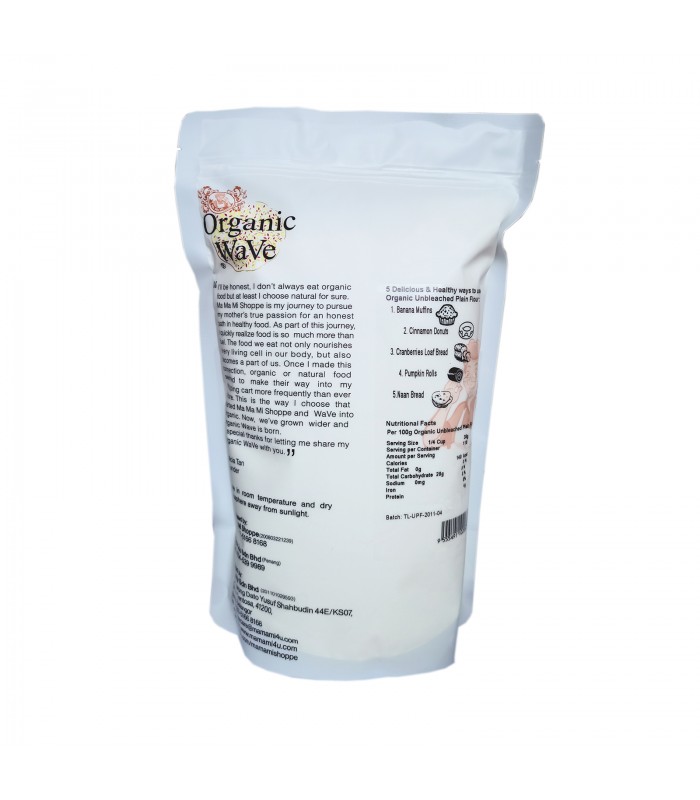 Organic Unbleached Plain Flour