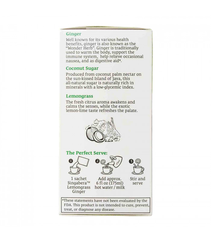 Ginger Lemongrass Drink - 100% Premium & Natural