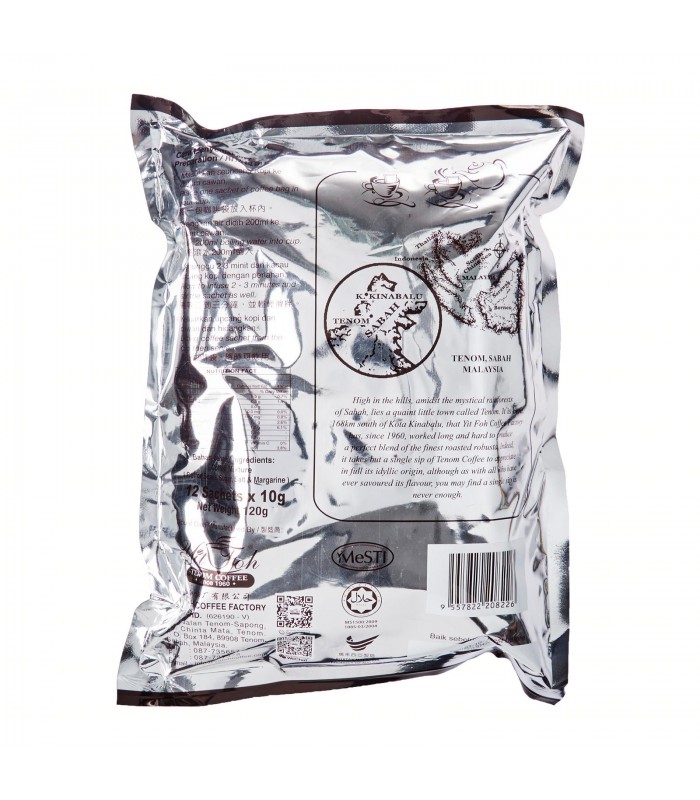 Tenom Kopi O Kosong (12 x 10g)
